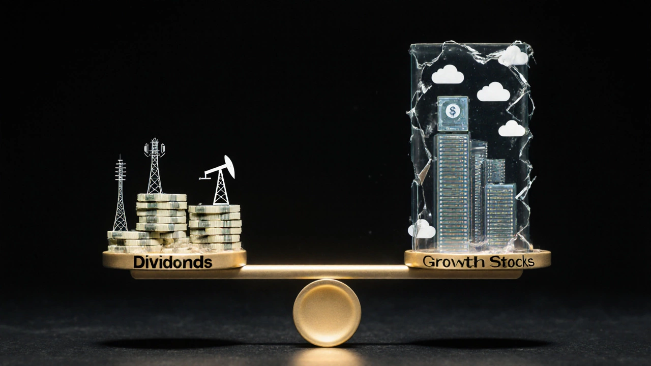 Весы: с одной стороны — дивиденды от энергетики и связи, с другой — трескающийся рост технологий.