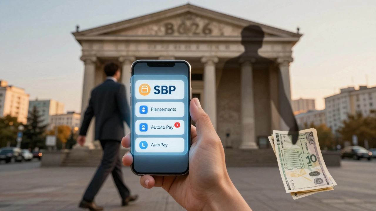 Человек идет к цифровой финансовой свободе, оставляя за собой ненужные комиссии и бумажные процедуры.